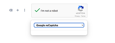 Form Field Google reCAPTCHA
