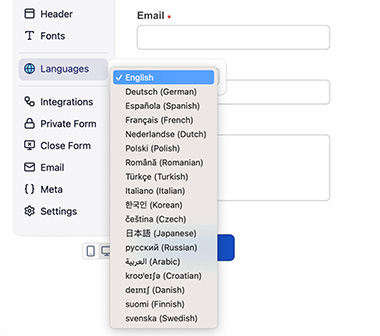 Form Languages